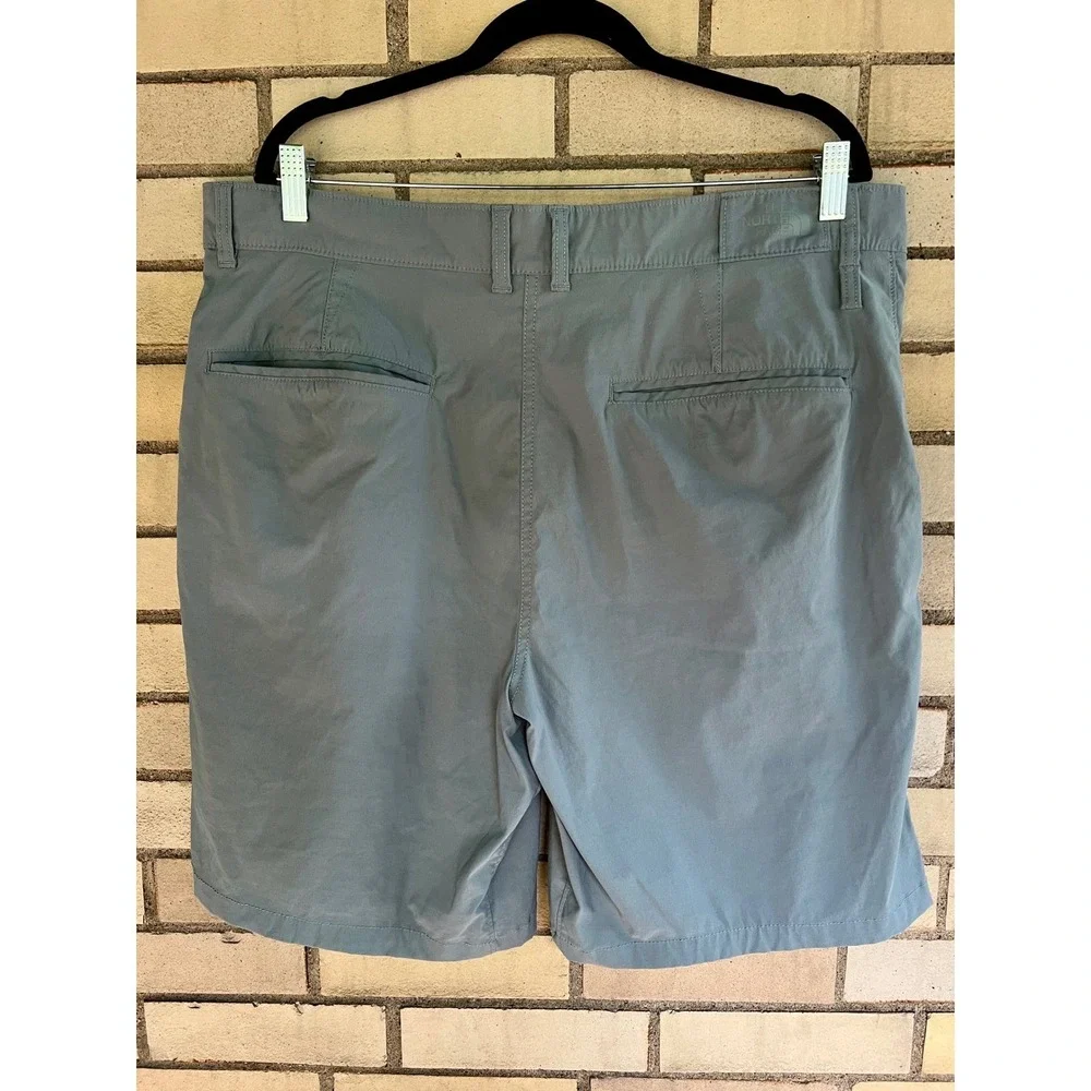 The North Face Mens Nylon Blend Hiking Shorts Size 38 Waist Slate Blue Grey